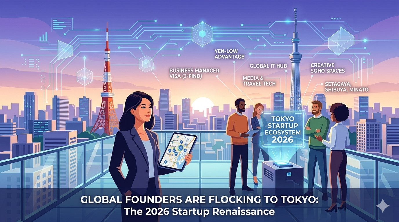The "Goldrush" to Tokyo is driven by a unique alignment of economic favorability and government support. It is a city where you can build a cutting-edge AI firm in the morning and retreat to a quiet, centuries-old shrine in the afternoon.
